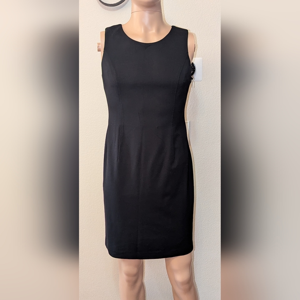 DKNY Classic Black Sleeveless Dress